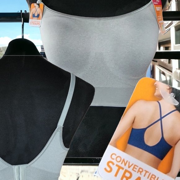 NWT WARNERS Wire Free Convertible Bra Large - Picture 1 of 11